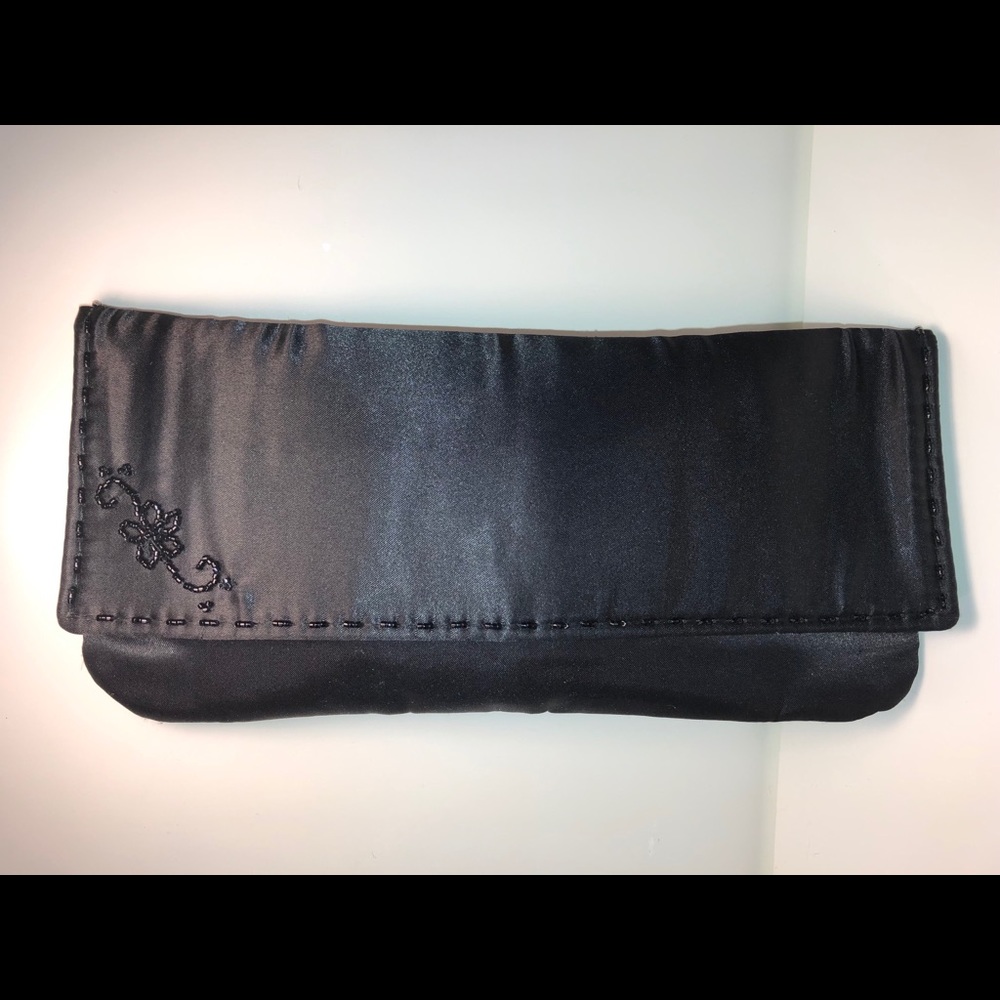 💰5/$25 NWOT Beaded Black Formal Clutch Purse